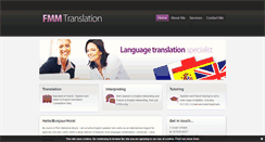 Desktop Screenshot of fmmtranslation.com